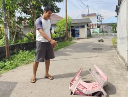 Besi Penutup Selokan Hilang di Tanjungpinang